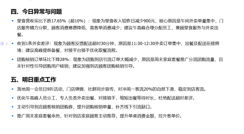 餐饮/零售老板营业数据AI提示词（豆包 / 通义千问 / DeepSeek）通用插图1