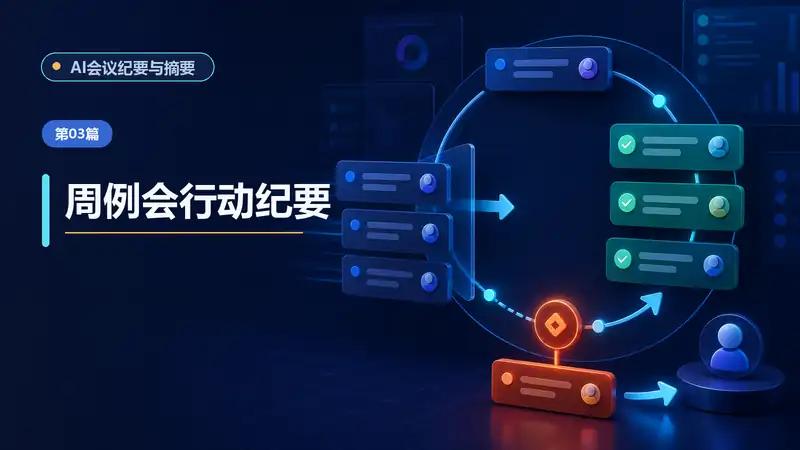 项目周例会行动纪要AI提示词：追踪进度、阻塞和责任闭环-资料阁AI提示词