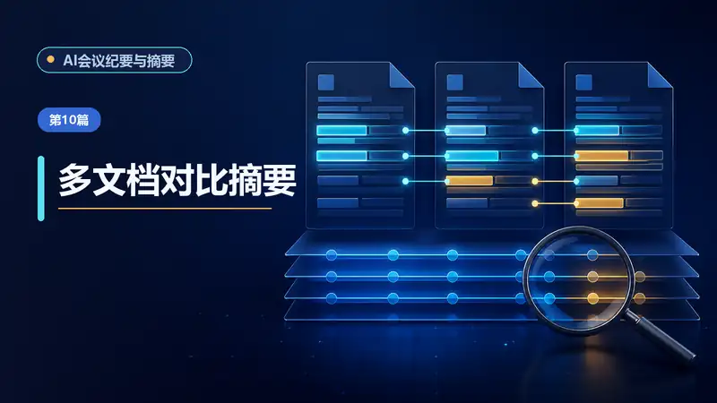 多文档对比摘要AI提示词：找出共识、冲突、版本变化和证据缺口-资料阁AI提示词