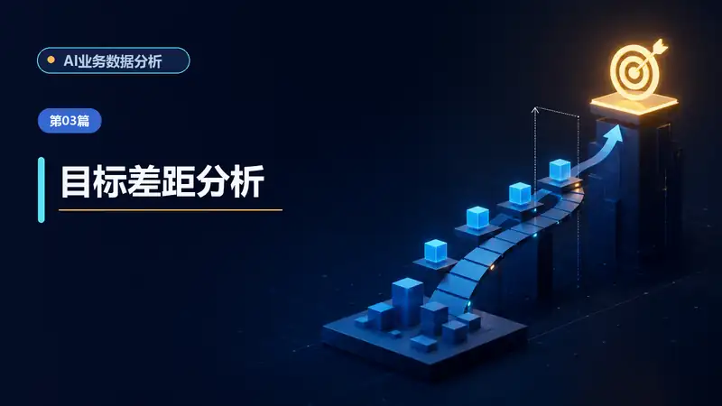 目标差距分析AI提示词：拆解完成进度、剩余缺口与行动计划-资料阁AI提示词