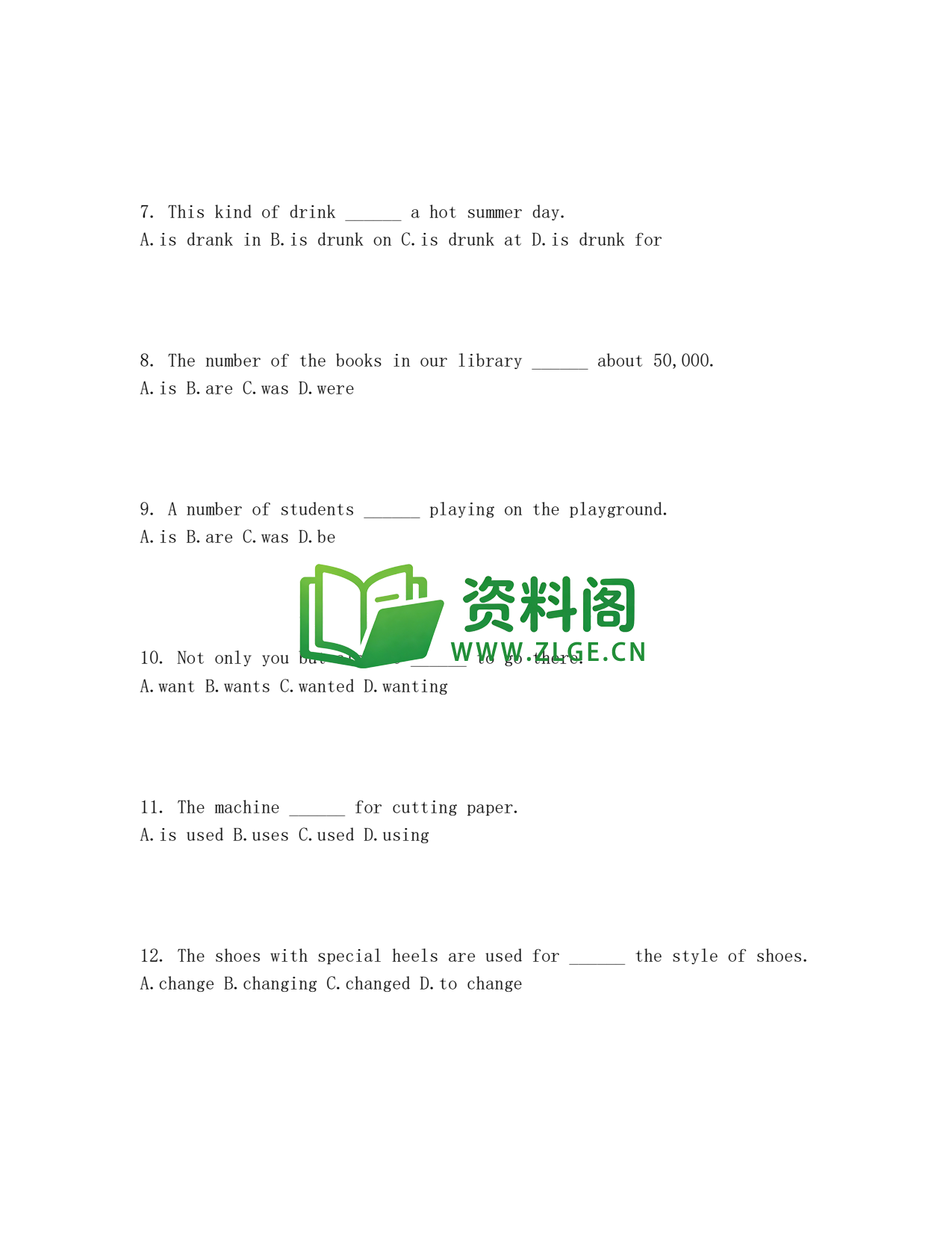 九年级英语-Unit6同步练习插图2 九年级英语-Unit6同步练习插图2