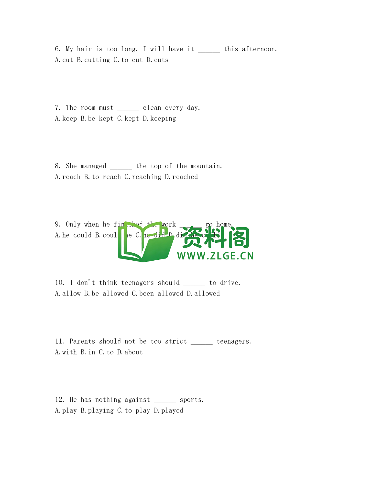 九年级英语-Unit7测试卷插图2 九年级英语-Unit7测试卷插图2