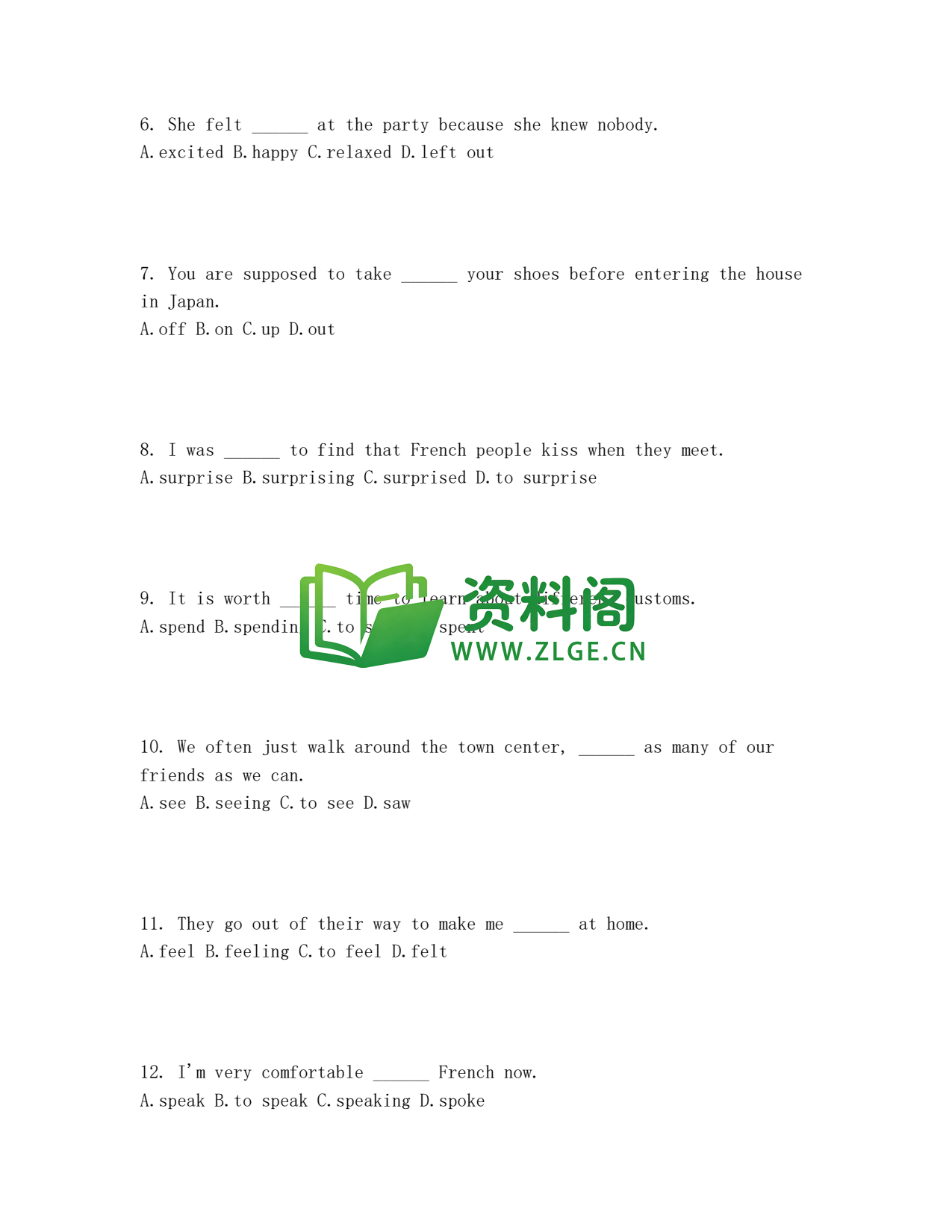九年级英语-Unit10同步练习插图2 九年级英语-Unit10同步练习插图2