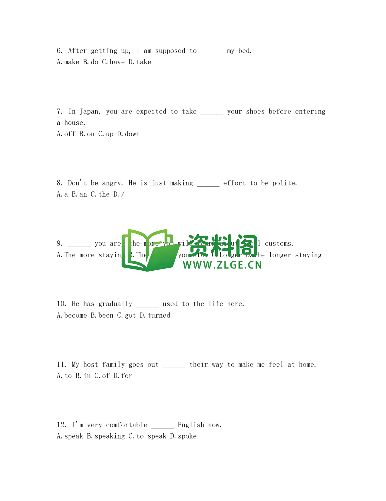 九年级英语-Unit10测试卷插图2