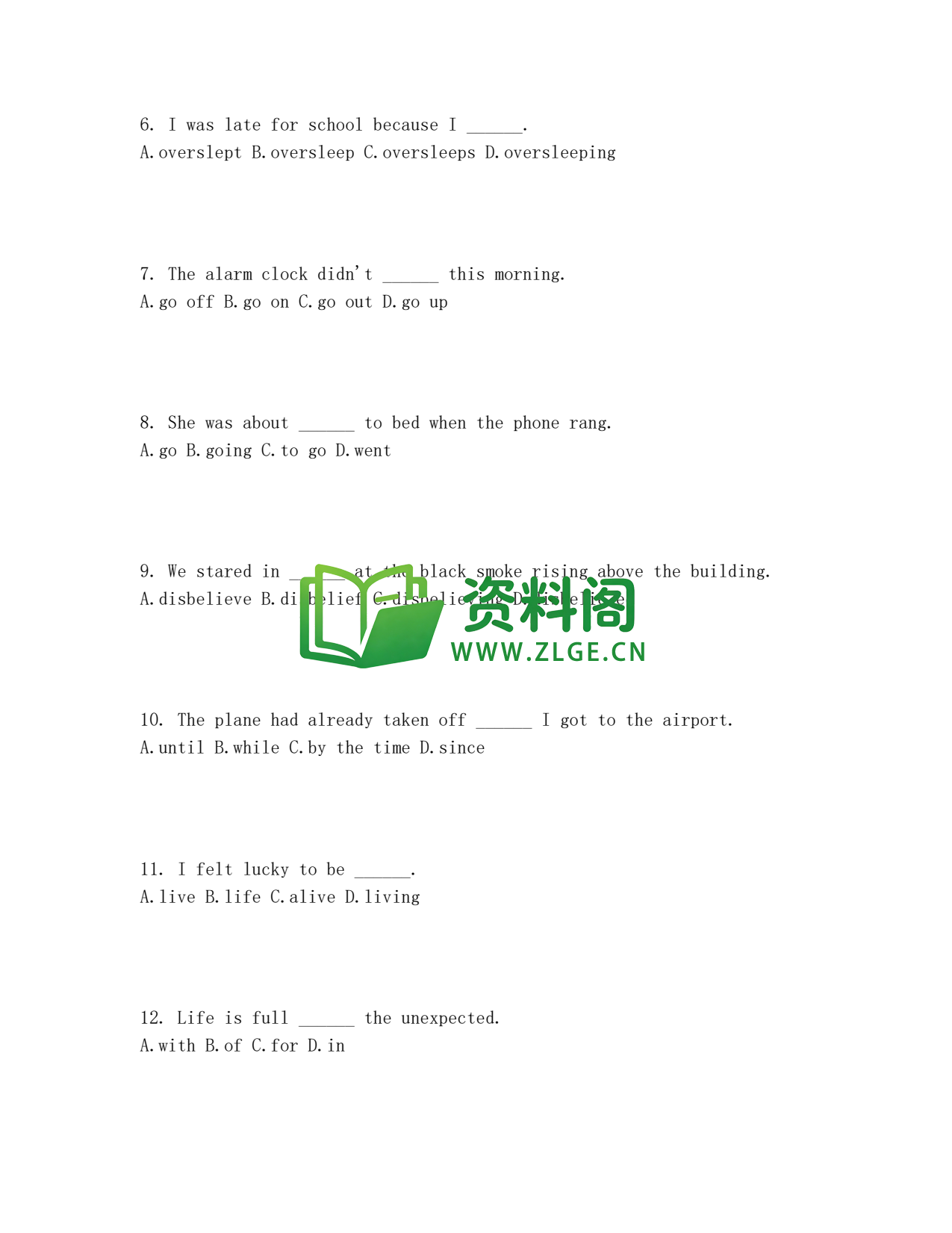 九年级英语-Unit12同步练习插图2 九年级英语-Unit12同步练习插图2