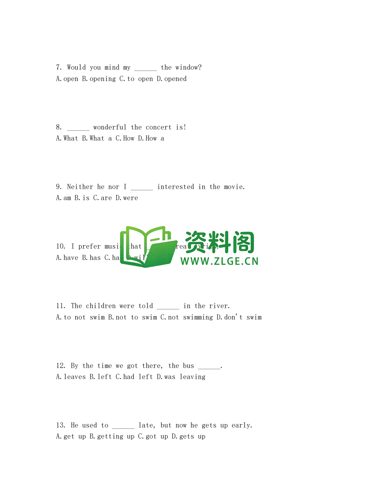 九年级英语-期中模拟卷二插图2 九年级英语-期中模拟卷二插图2