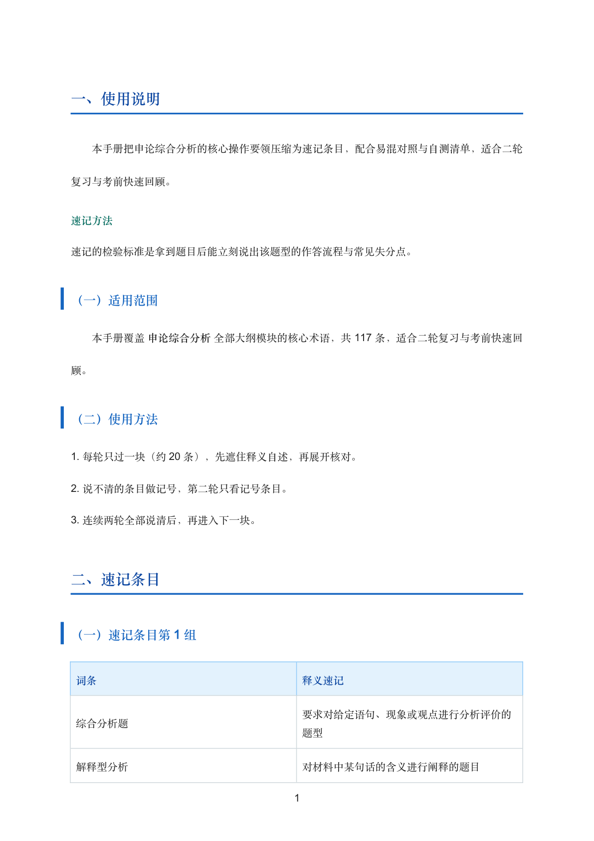 申论综合分析高频考点速记手册插图1